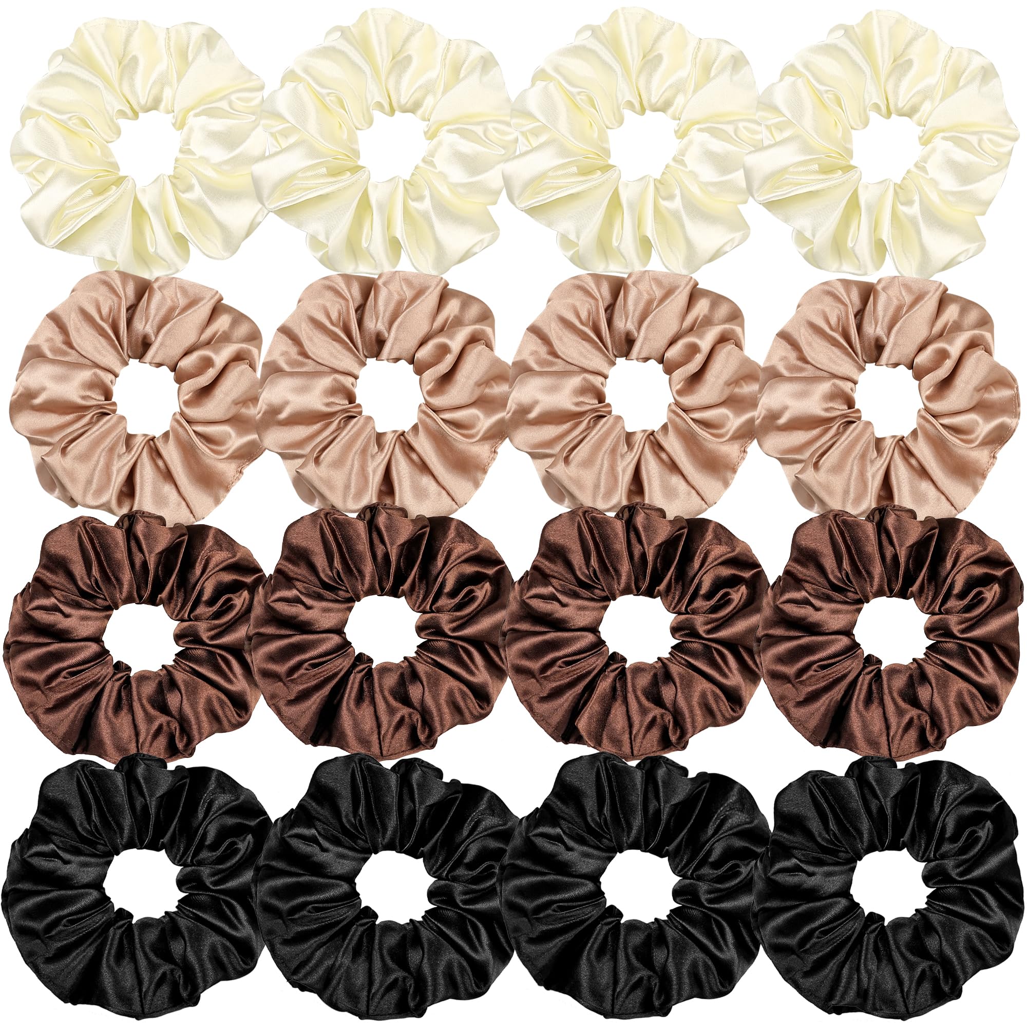 Amazon.com : 16 Pcs Satin Hair Ties and Holders for Women  display picture 1