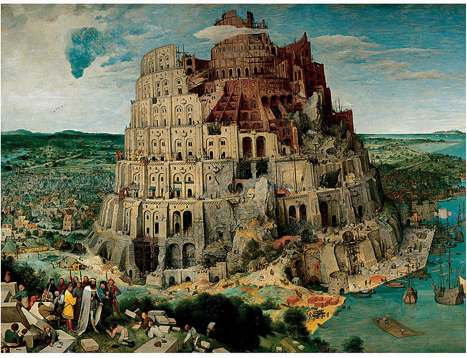Ravensburger The Tower of Babel Jigsaw Puzzle - 5000 Pieces | Anti-Glare Surface | Premium Quality | Precision Fit | Ideal Gift for Puzzle Enthusiasts
