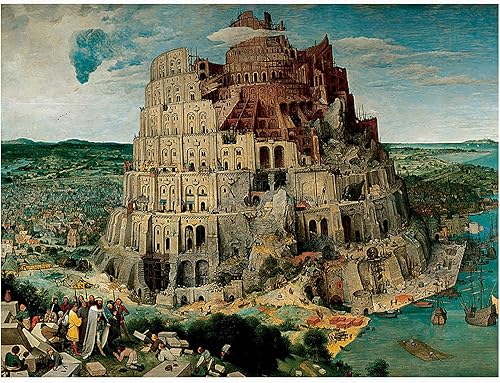 Ravensburger The Tower of Babel - Rompecabezas de 5000 piezas para adultos la tecnología Softclick significa que las piezas encajan perfectamente