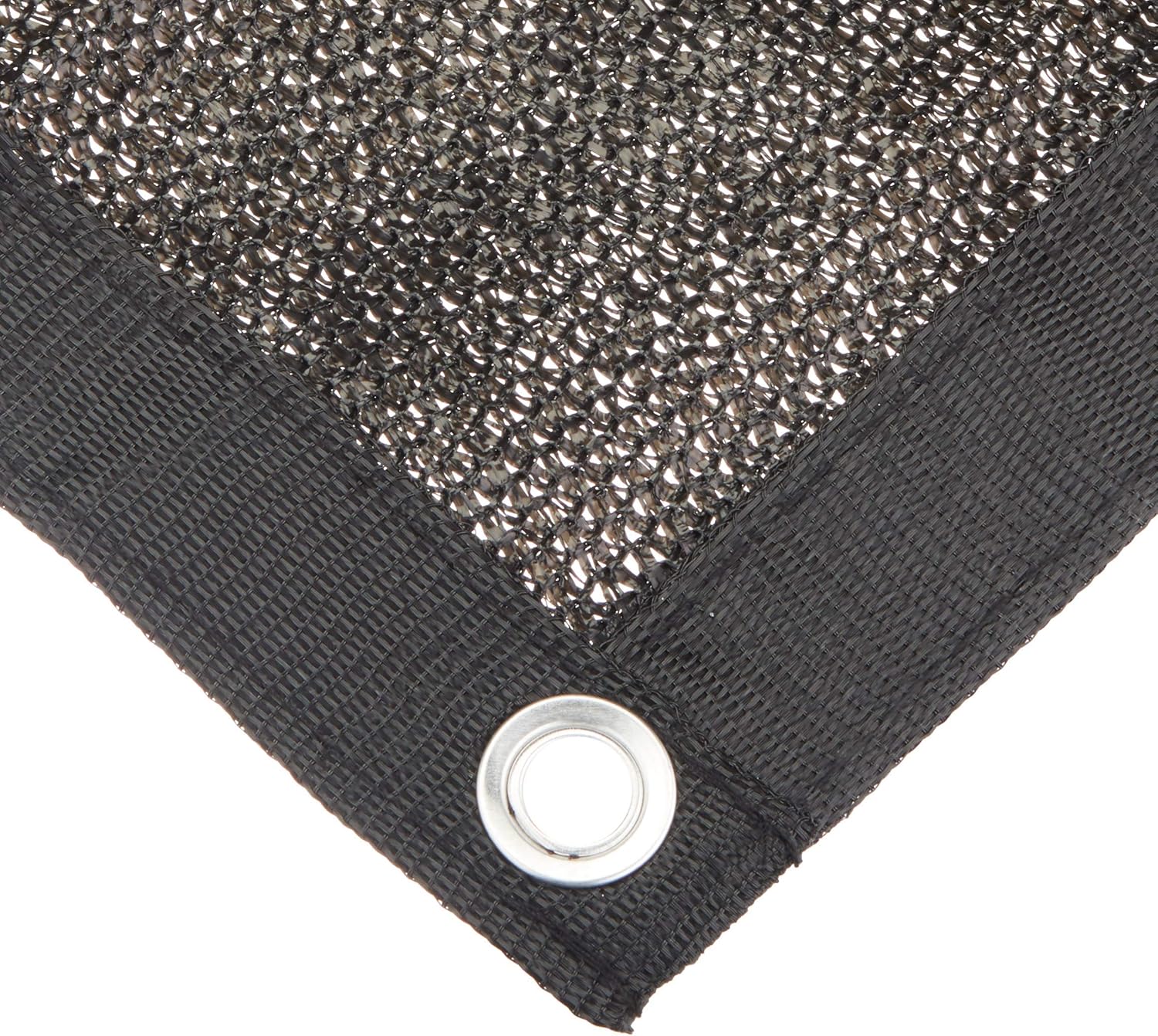 WindscreenSupplyCo 6ft x 12ft Dog Kennel Shade Covers, 85% Sunblock Shade, Top and Side Coverage, Knitted Shade Cloth with Grommets, Black, (Not The Kennel) : Pet Supplies