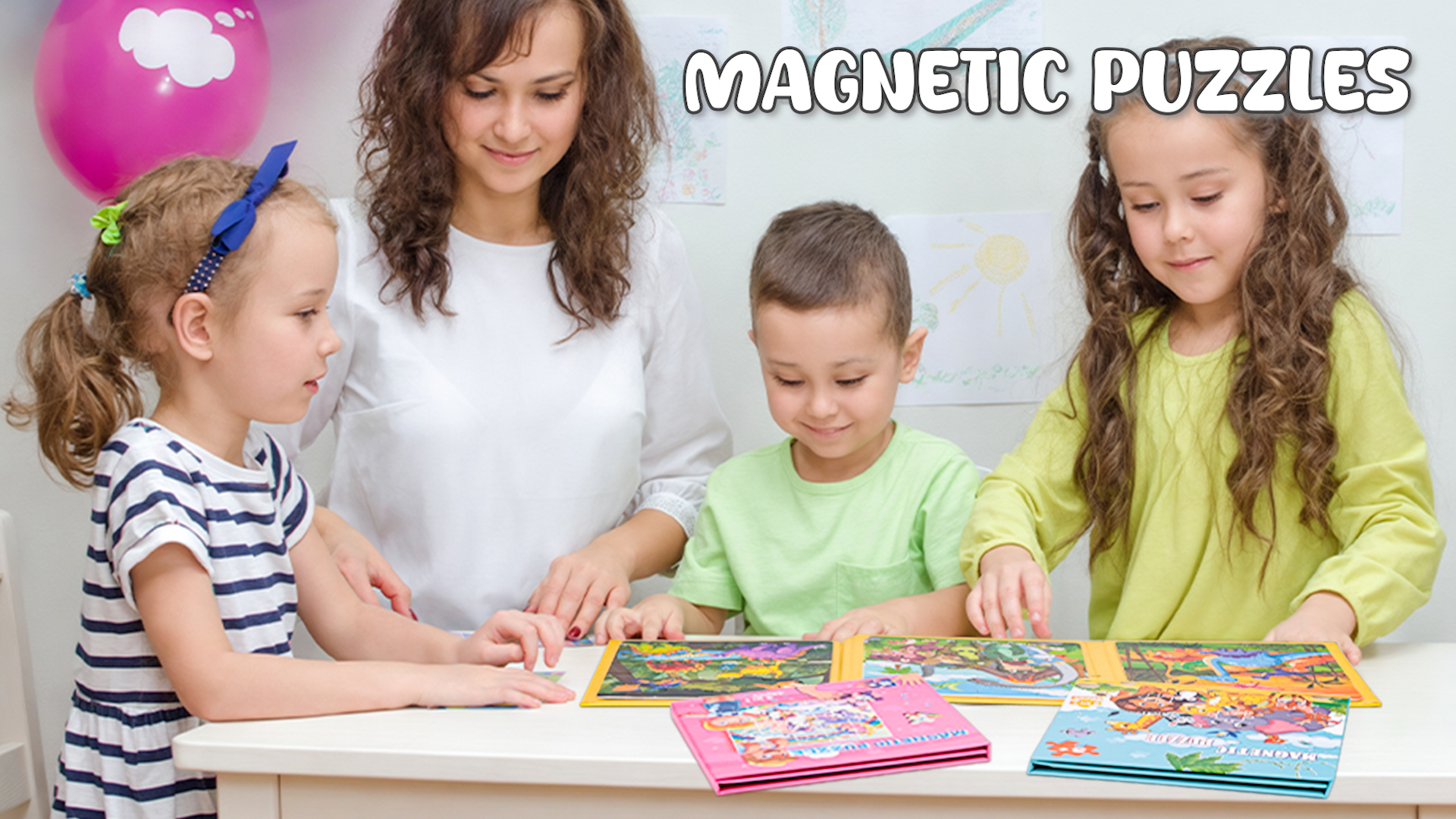 Amazon.com: LovesTown Magnetic Puzzles for Toddlers, Educational 3