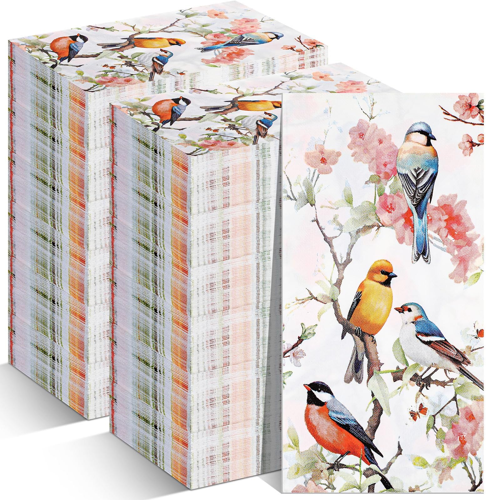 Caspari Lot De 15 Serviettes Pour Invités Le Jardin De Mysore