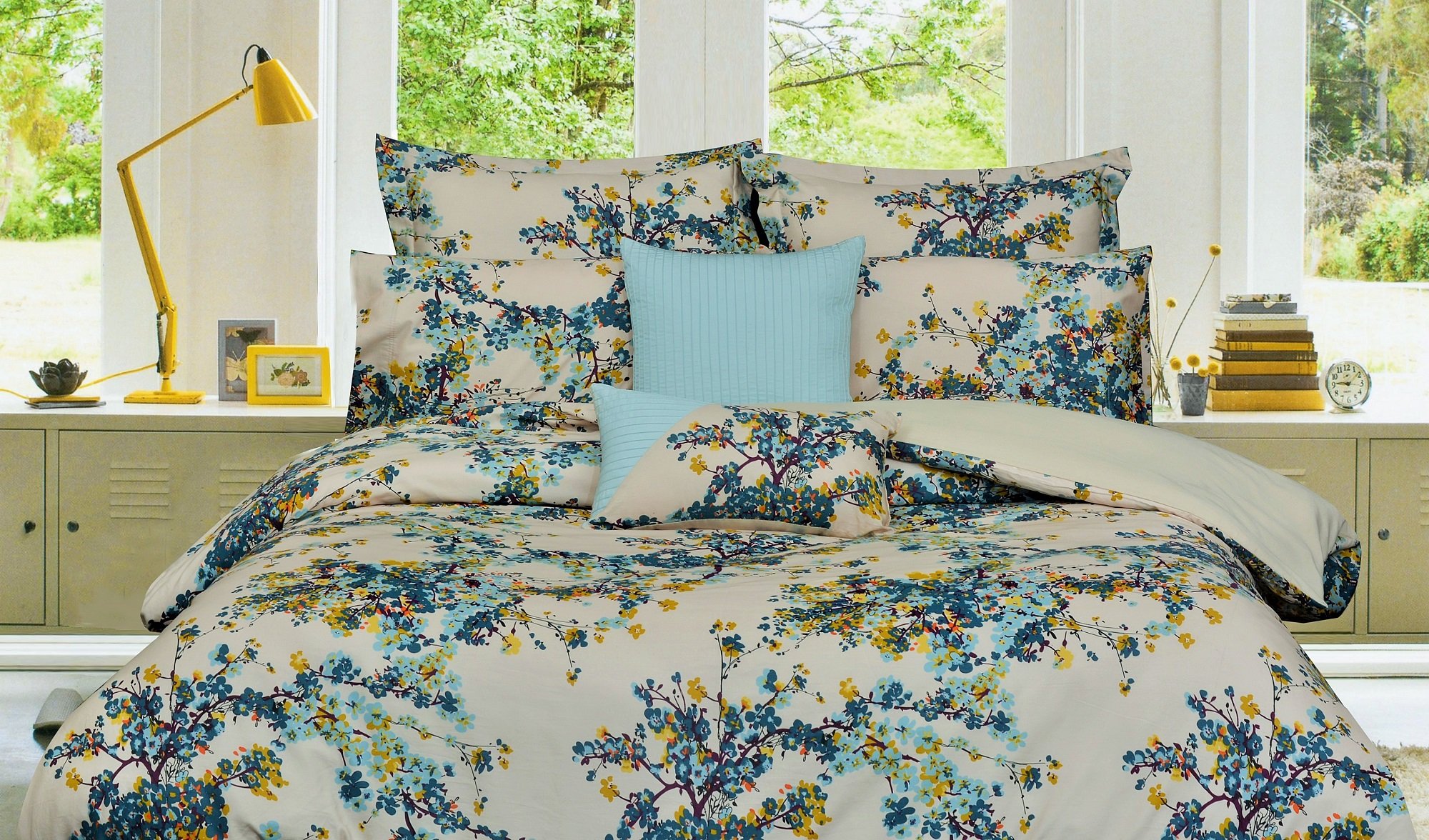 Tribeca Living Set di lenzuola in 100% flanella di cotone, 200 g/m²
