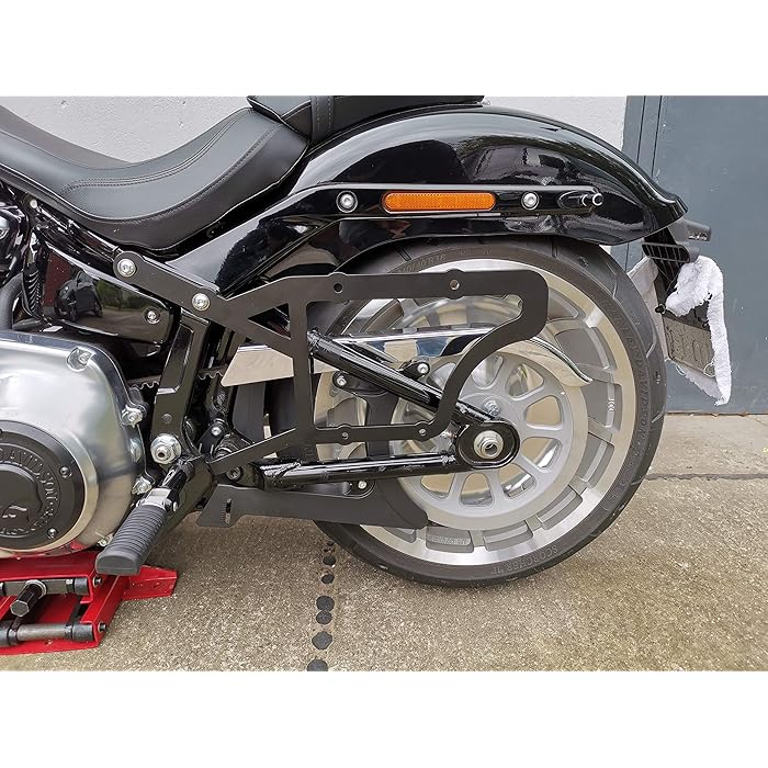 Buy Orletanos XL Holder Compatible with Saddle Bag Holder HD Softail from 2018 Street Bob Fat