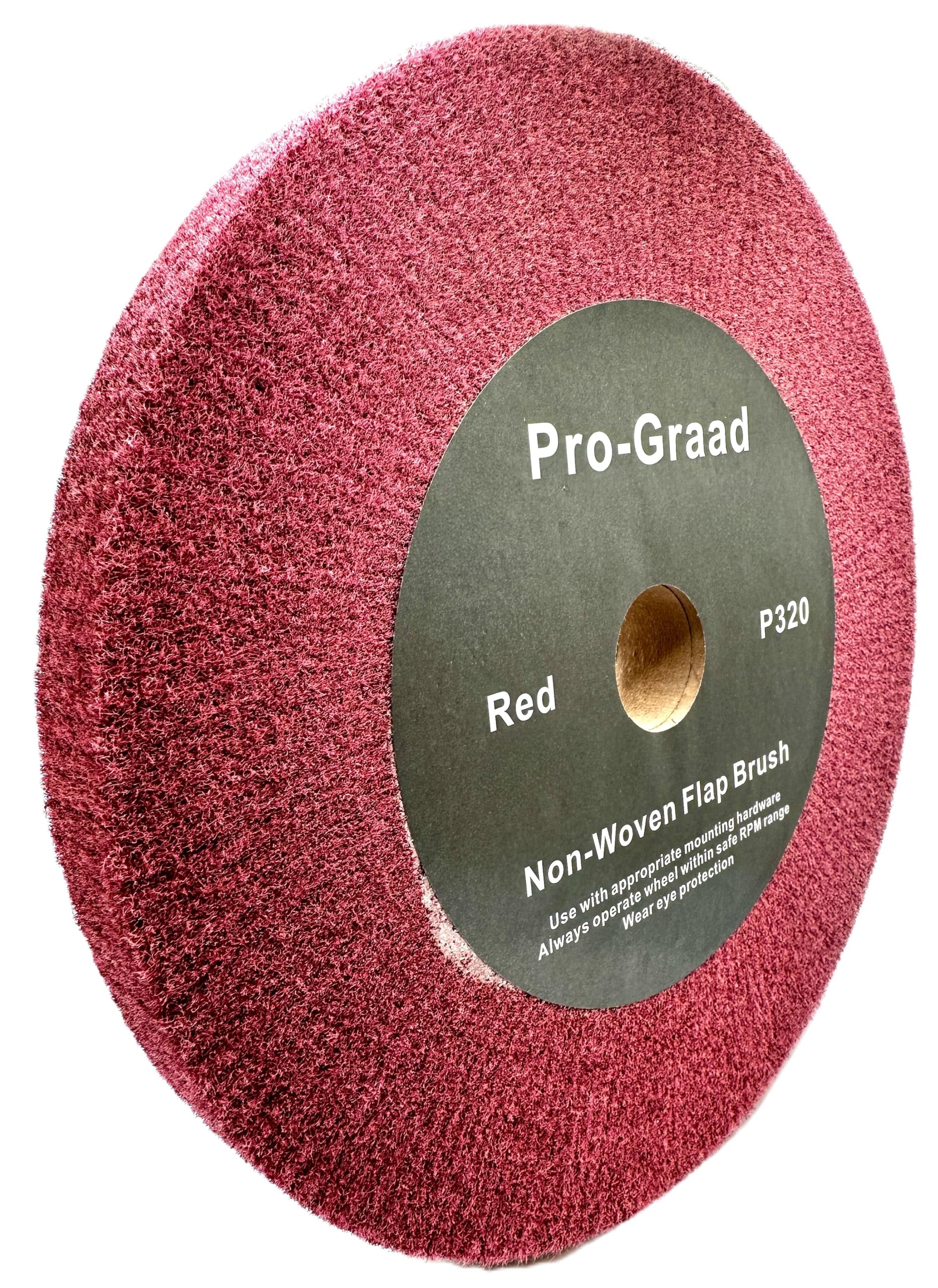 Red Bench Grinder Flap Brush - 320 Grit -29 Red Bench Grinder Flap Brush - 320 Grit -29