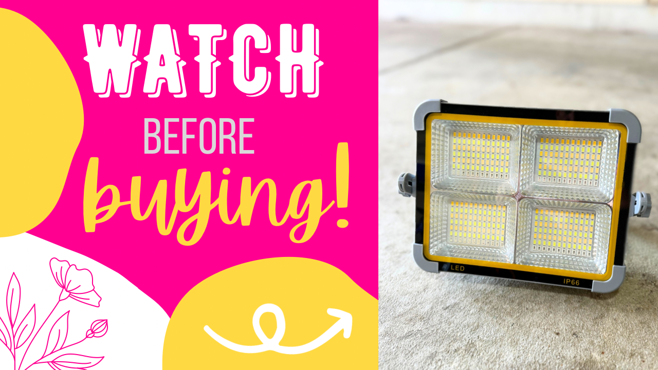 Watch Review of Rechargeable LED Portable Work Light on Amazon Live