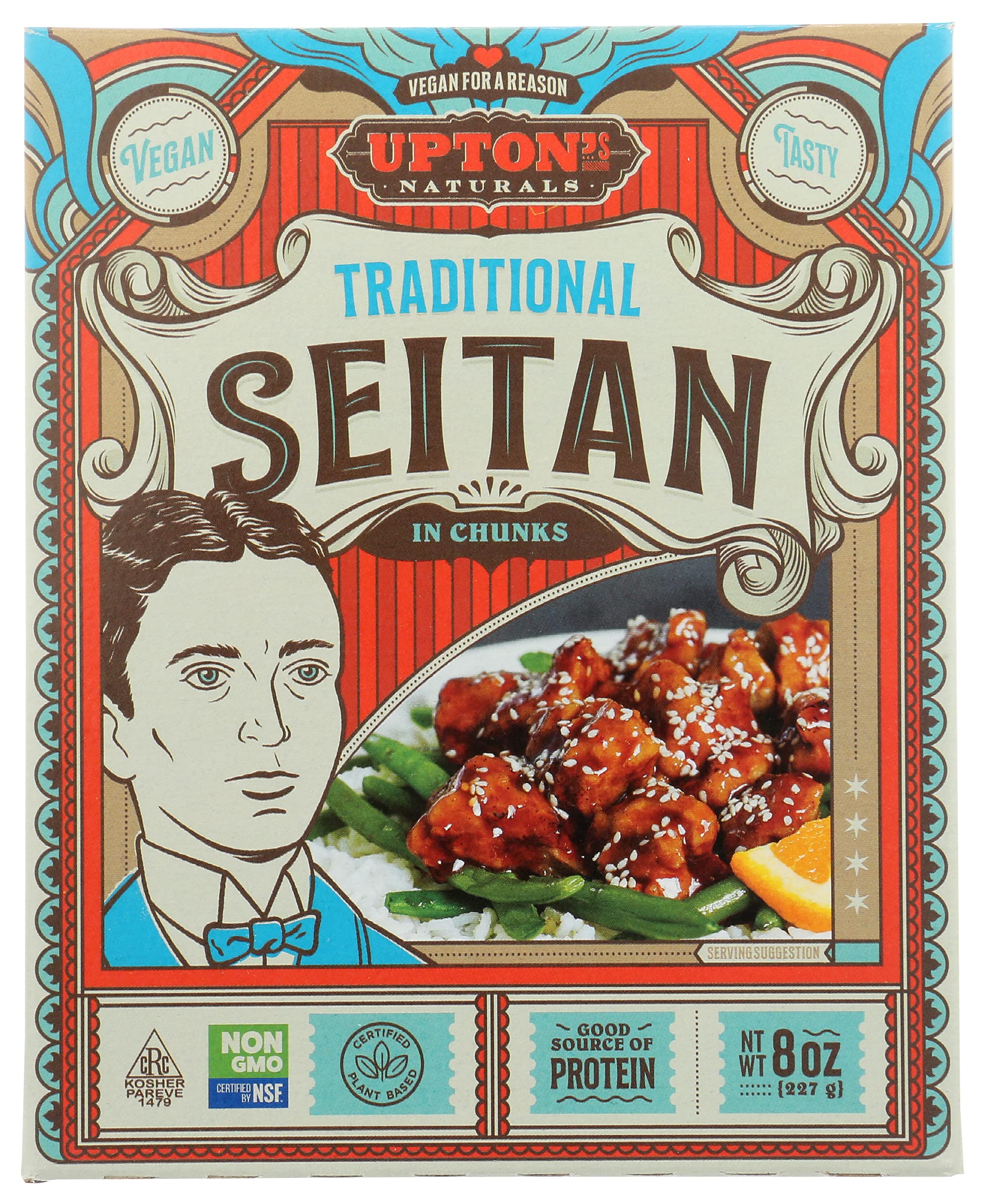 Buy Upton's Natural, Traditional Seitan, 8 oz Online at desertcartSINGAPORE