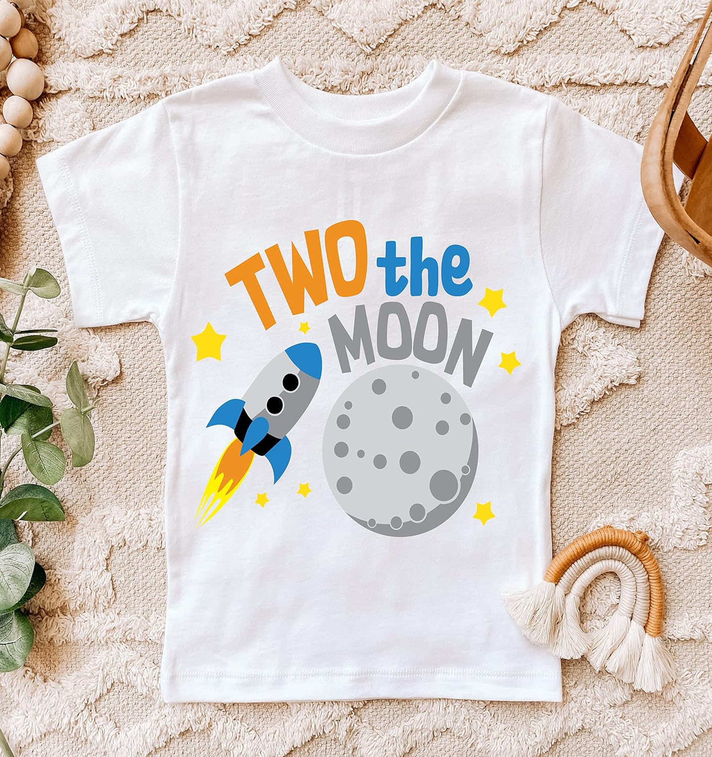 2nd birthday shirt space birthday party 