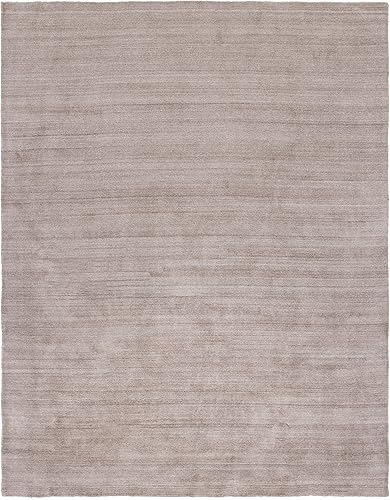 Miniatura 3 de SAFAVIEH Himalaya Collection - Alfombra de área de 8 x 10 pies, color gris pardo, lana hecha a mano, ideal para zonas de alto tráfico en sala de