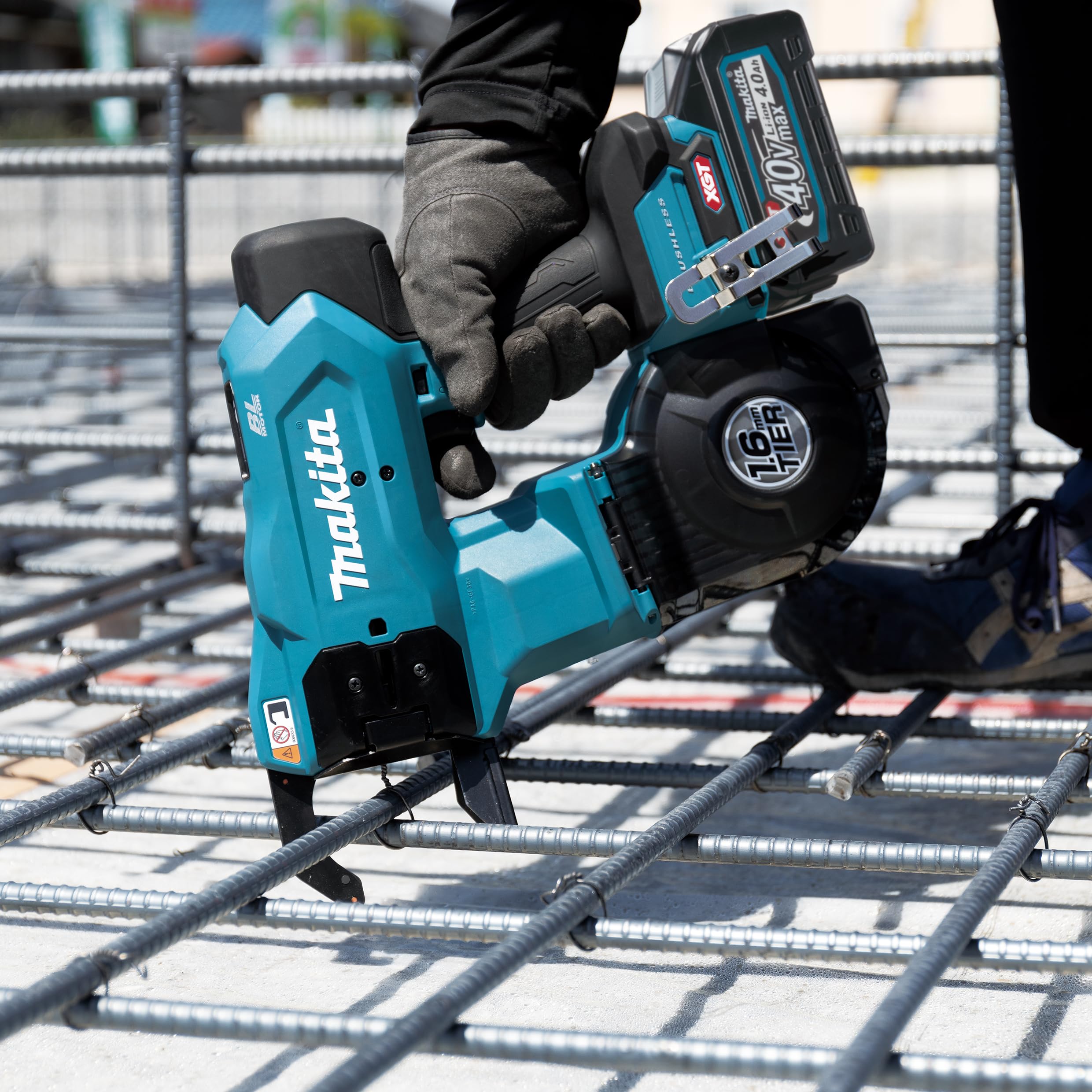 Makita TR001GZ 40V Max Li-ion XGT Herramienta de atar barras de refuerzo sin escobillas, baterías y cargador no incluidos