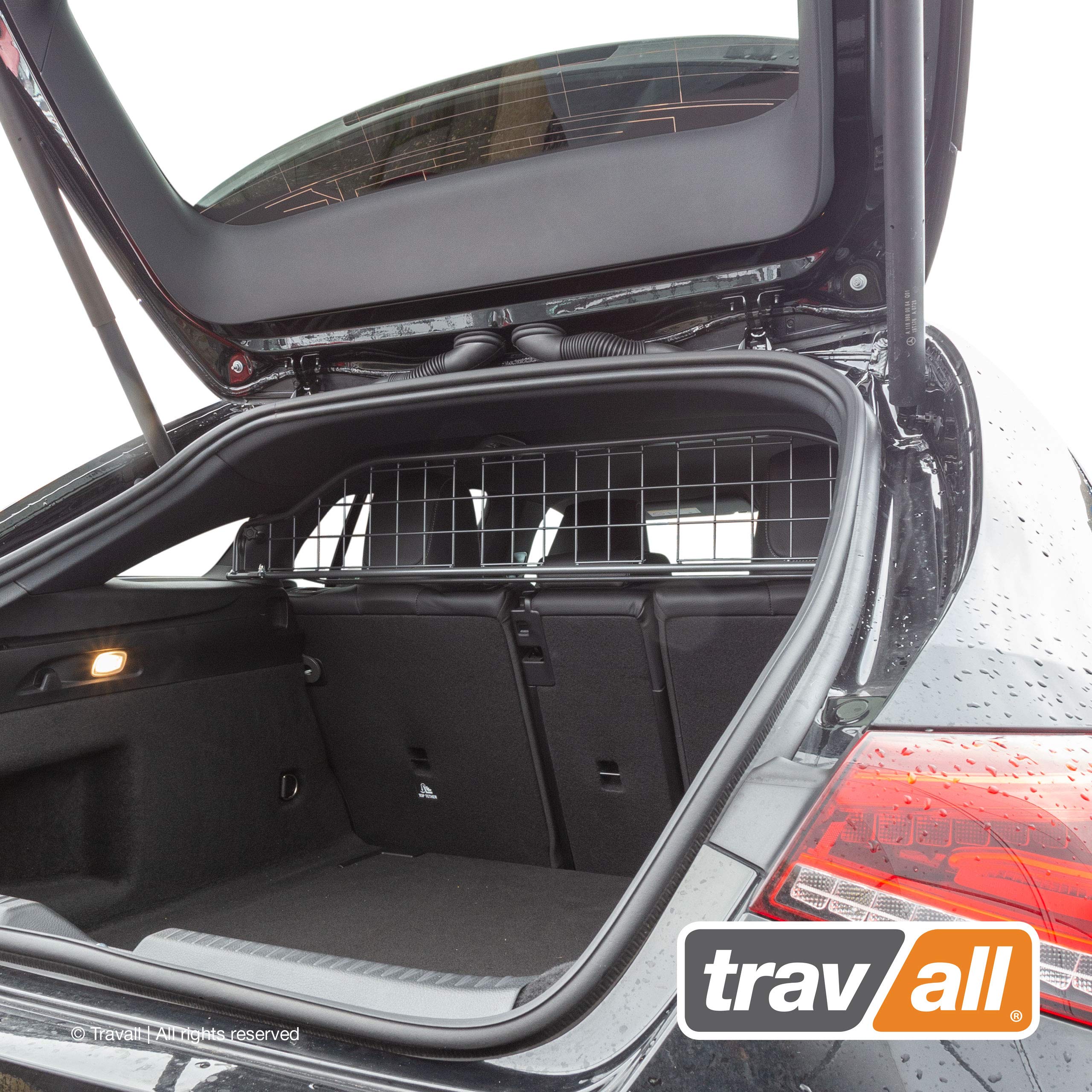 Travall Dog Guard Compatible with Mercedes CLA Shooting Brake (2019-Current) Vehicle Specific Boot Guard Tailored Fit Luggage Pet Barrier Separator Heavy Duty Powder Coated Steel