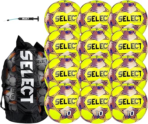 Miniatura 7 de Select Select Numero 10 Balón de Fútbol para Césped de Partido Blanco/Naranja/Púrpura V25 - 1-Ball,Blanco/Naranja/Púrpura V25 - Paquete de 12