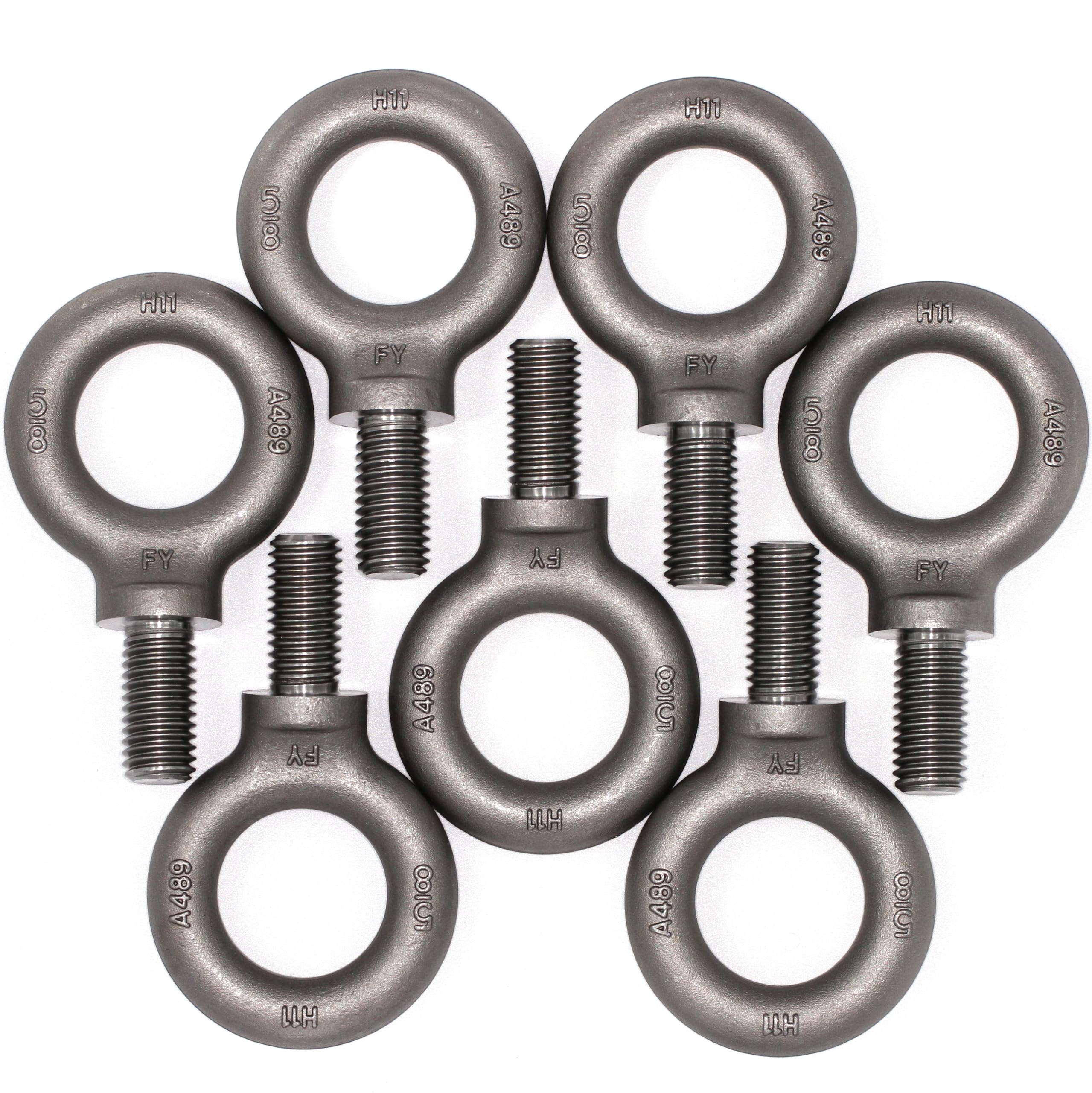 Box of 7 Pcs Lifting Shoulder Eye Bolts 5/8"-11 X 1-1/4"