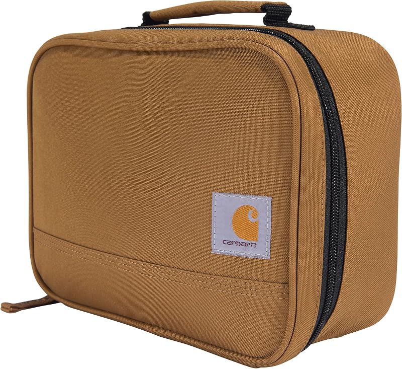 Insulated Lunch Cooler For Men and Women, Fully Insulated Lunch Pale for Everyday Use, 4 Can (Brown) | For Men and Women, Fully Insulated Lunch pale for Back to School and Everyday Use