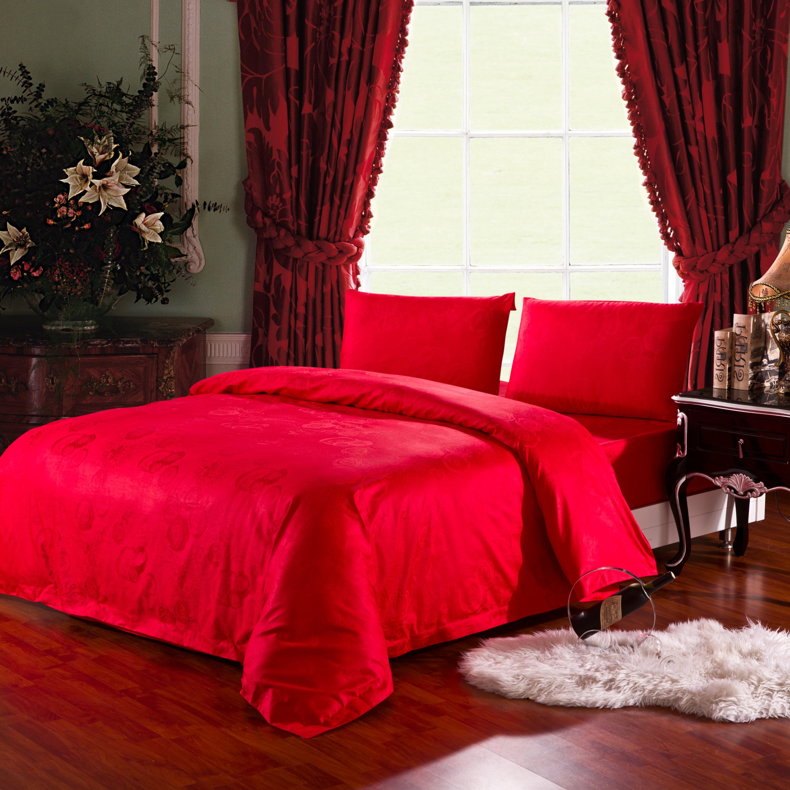 Daloyi Hotel Prime: Duvet Cover for Queen - Bed of Roses - JF2H014