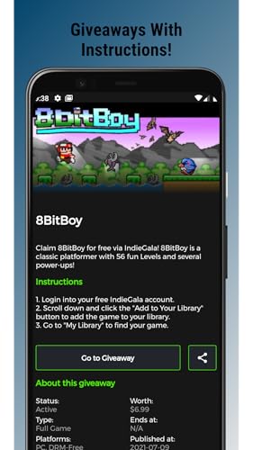 GG: Free Games And Giveaways Notifier