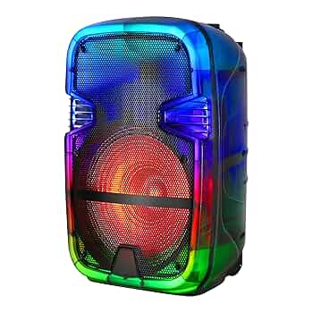 【在庫処分】キューフラ (Q-FLA) Bluetooth Bluetooth QFX Bluetooth Battery Powered Portable PA Speaker- Black