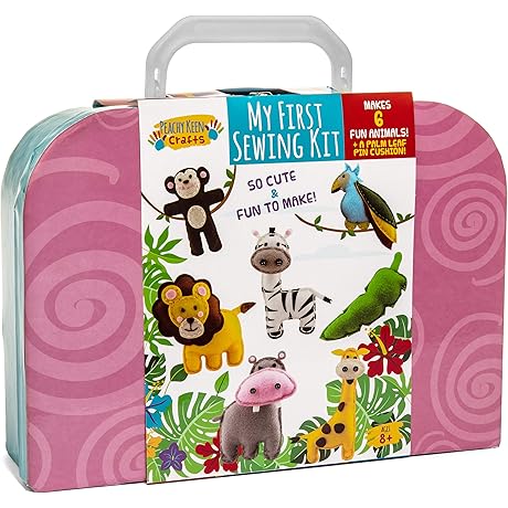 Peachy Keen Crafts Beginner Sewing Kit for Kids