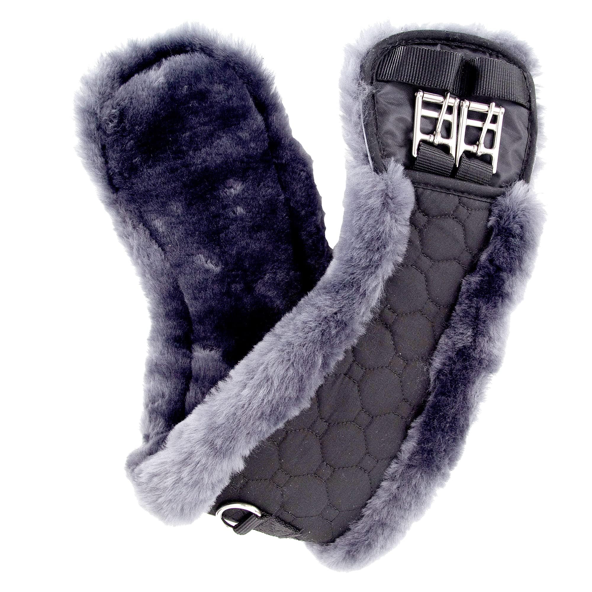 Merauno® Lambs wool Moon Girth, Short Dressage Girth, Made of Quality Merino Lambs wool, Special Anatomically Concave Shape - Image 3