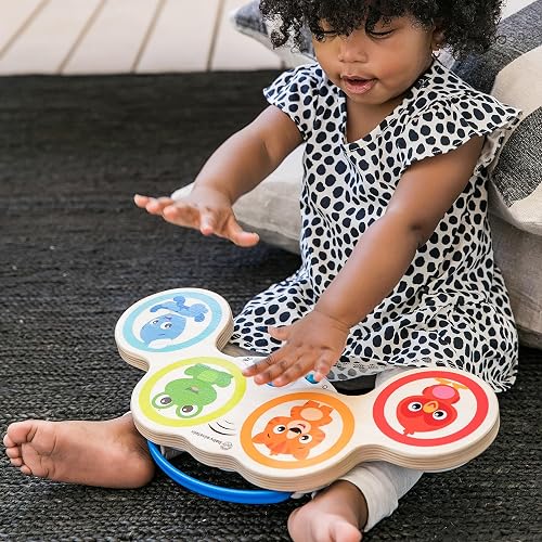 Baby Einstein, Hape, Magic Tambour / Batterie en Bois, Technologie Tactile, Jouet Musical, Instruments de Musique pour Enfants, Jouets électroniques d'activité et sensoriels, à partir de 6 Mois - 5