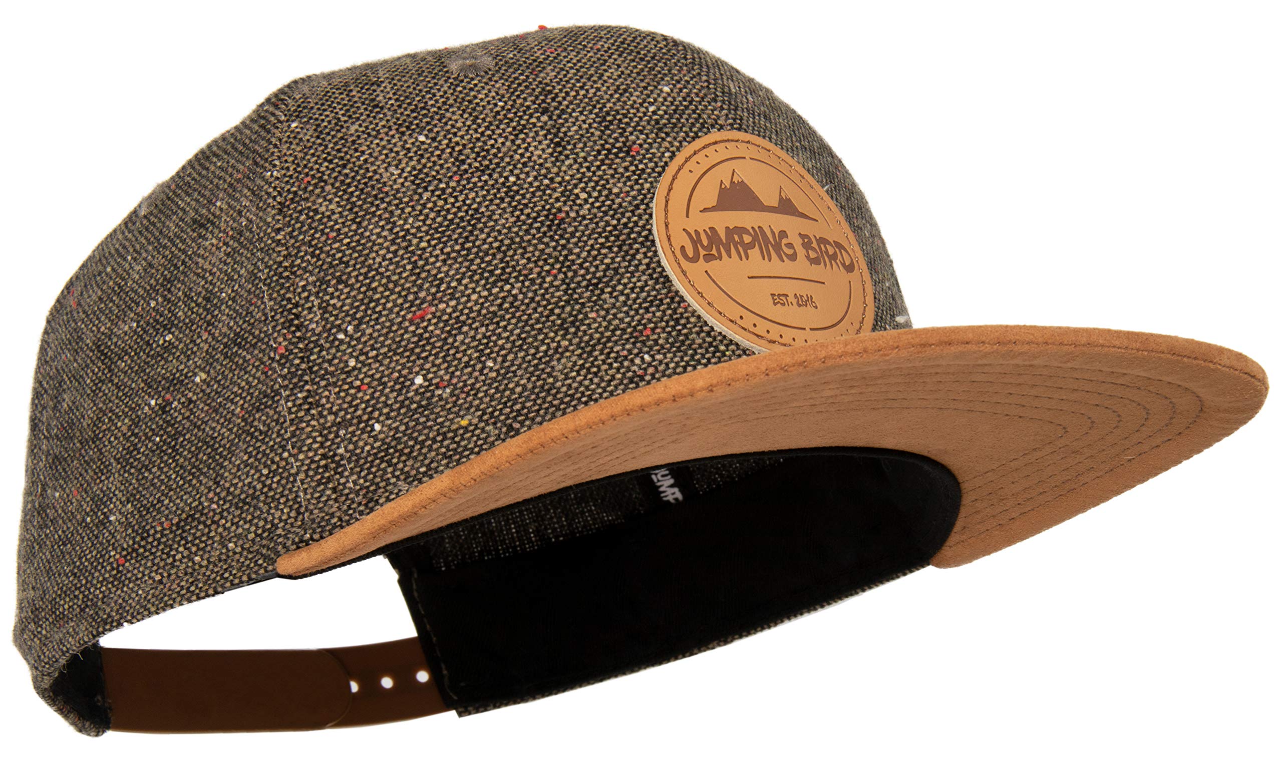 Jumping Bird Berretto da Baseball Unisex • Regolabile Individualmente e Facilmente Lavabile • Cappello con Visiera Uomo e Donna Colore Marrone Screziato • Alpstein