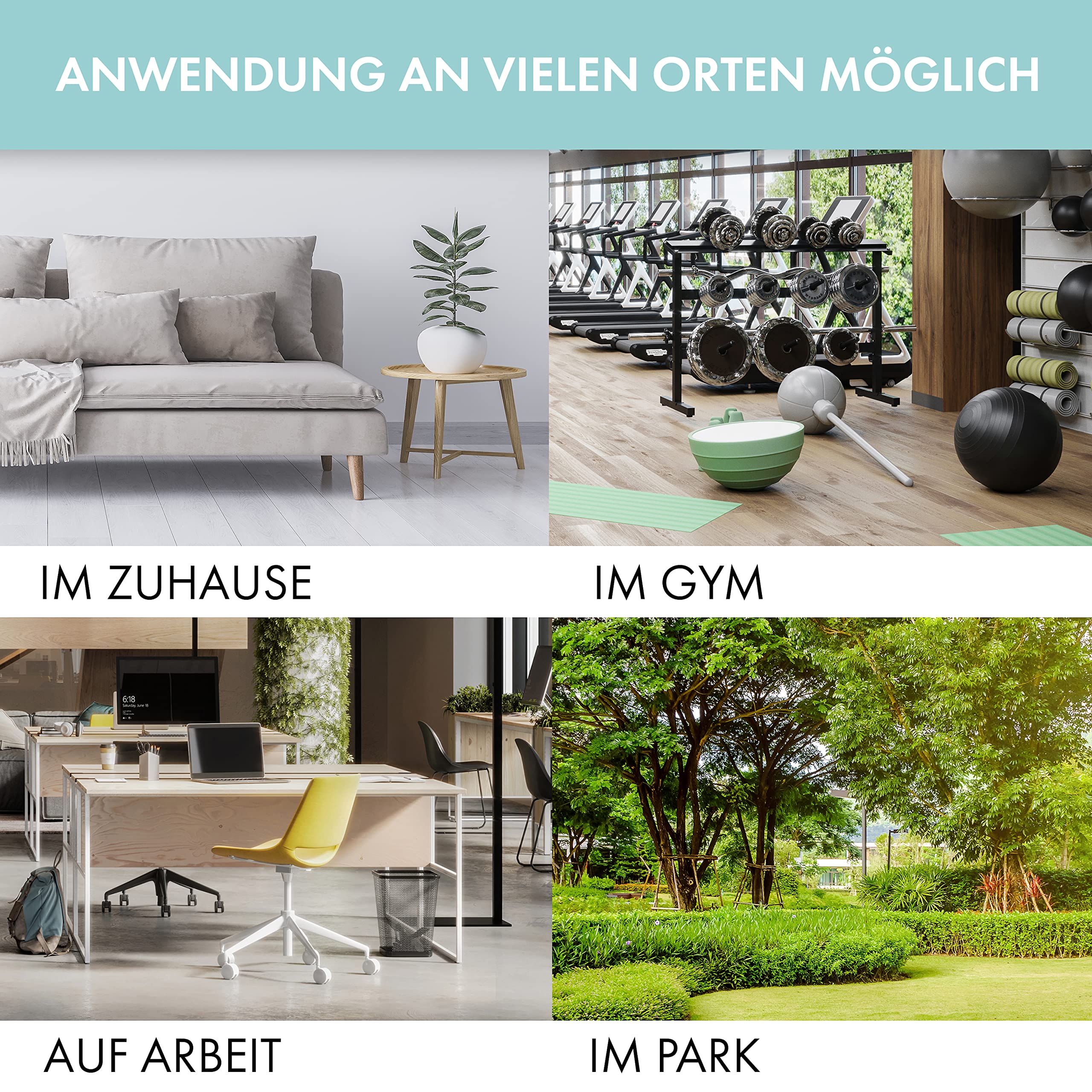 WELLRELAXX Hula Hoop Reifen Erwachsene Anfänger | 0,9kg | 90cm | Stabiler Hula Hoop ohne Wellen für Training mit Freude | Hulahoopreifen zum Abnehmen bestehend aus 8 Elementen mit Tragebeutel