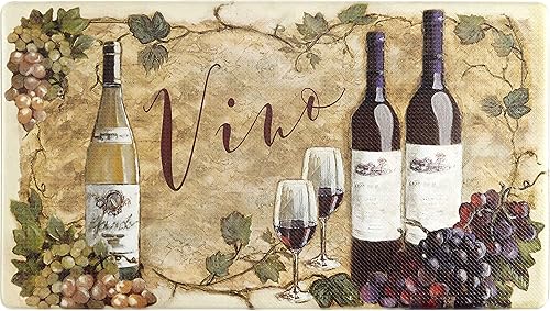 Miniatura 13 de J&V TEXTILES Tapete de cocina antifatiga, tapete de cocina acolchado antifatiga, tapete de cocina acolchado, antideslizante e impermeable