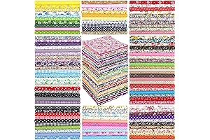 Moukeren Pre Cut Quilt Squares: Essential Patchwork Fabric for Creative Crafters