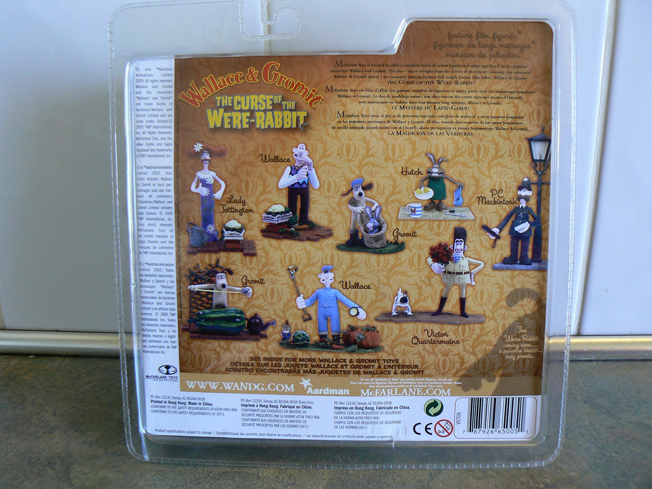 Amazon.com: T M P Intl Wallace and Gromit - Figura de acción de 6