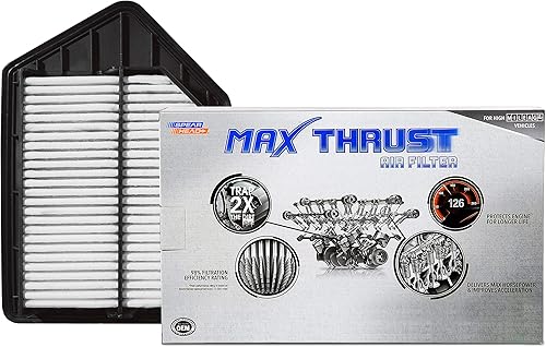 Miniatura 23 de Spearhead MAX THRUST - Filtro de aire para motor, para vehículos de bajo y alto kilometraje, aumenta la potencia y mejora la aceleración