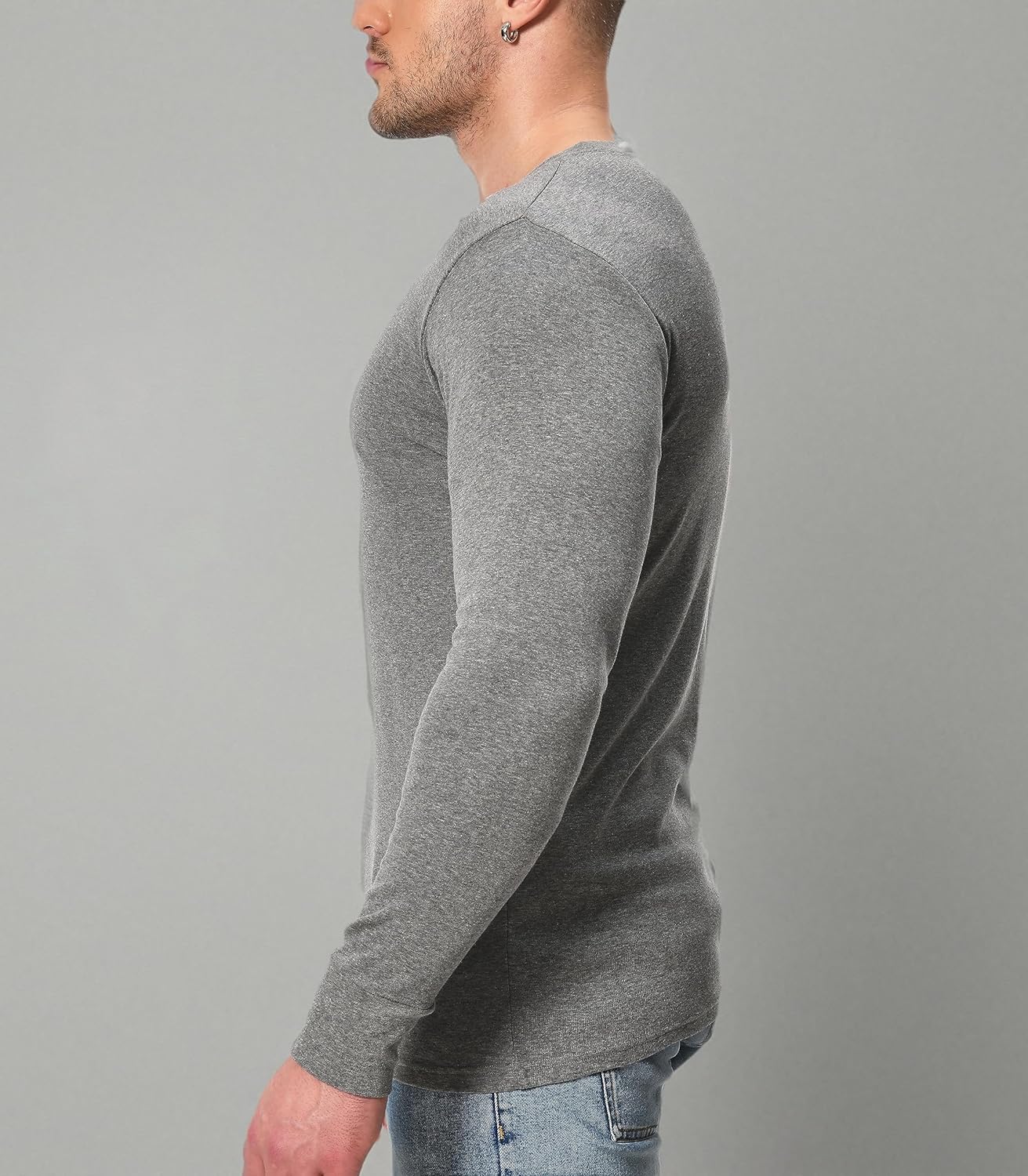 Comfneat Men's 2-Pack Long Sleeve Shirts Cotton Undershirts - Image 8