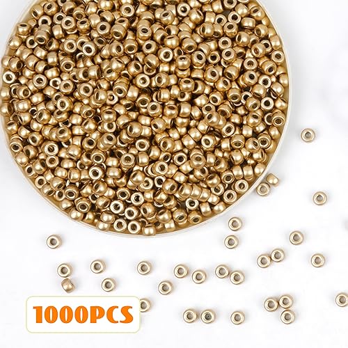 Miniatura 113 de 1000 cuentas de poni de 0.354 in, cuentas de barril de plástico blanco para collares, cuentas de pelo para trenzas, llavero, fabricación de joyas