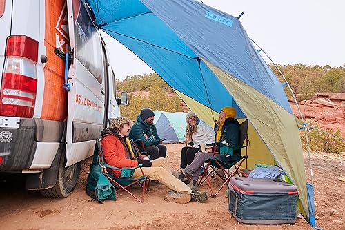 Miniatura 2 de Kelty Sideroads - Toldo de refugio para campamento, portón trasero y viajes a la playa de verano, protección contra elementos y rayos UV, montaje
