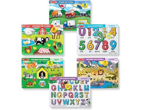 Best Melissa & Doug Wooden Peg Puzzles for Early Childhood Development