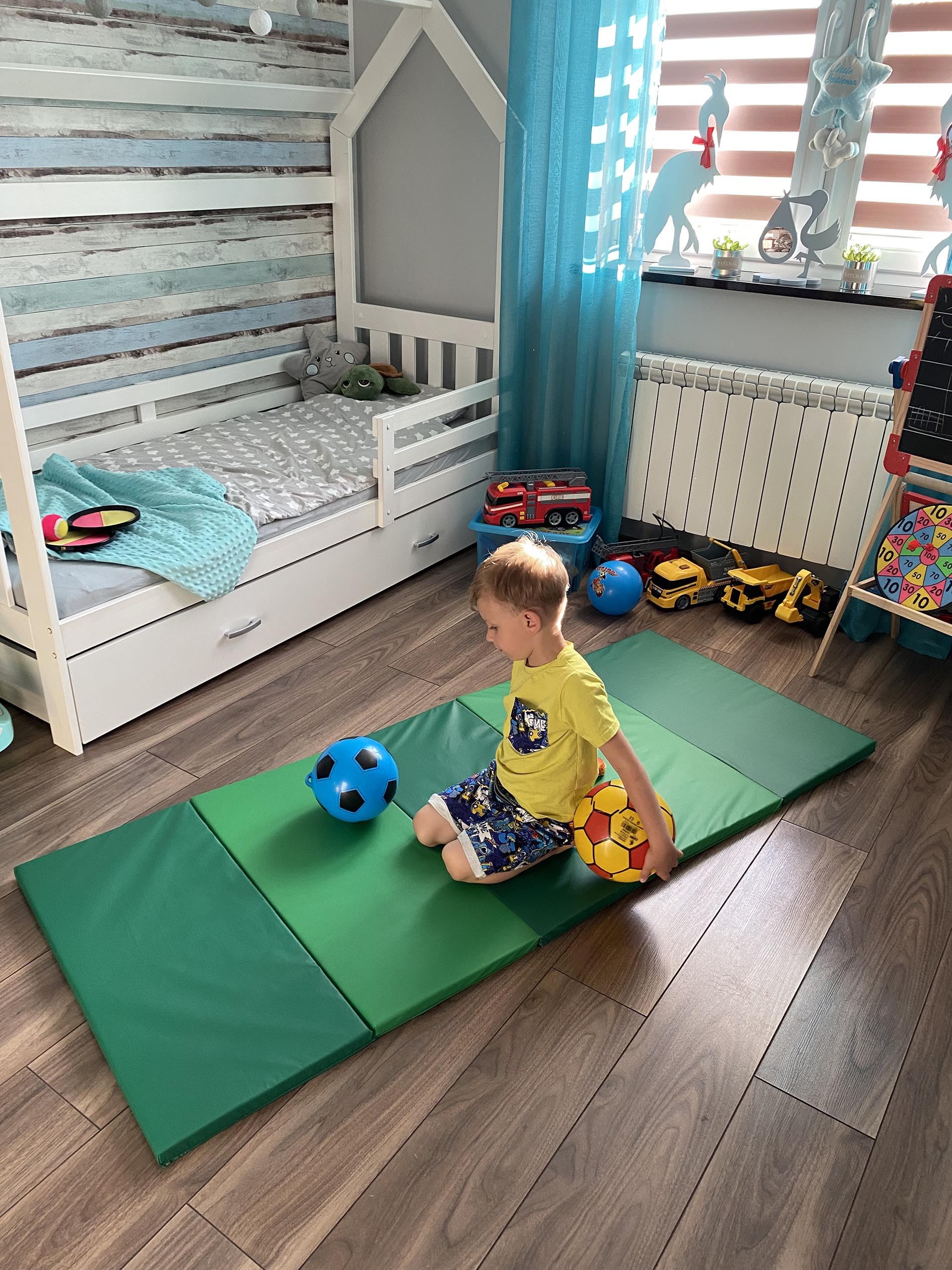 PLUFSIG Colchoneta de gimnasia plegable, 78x185 cm