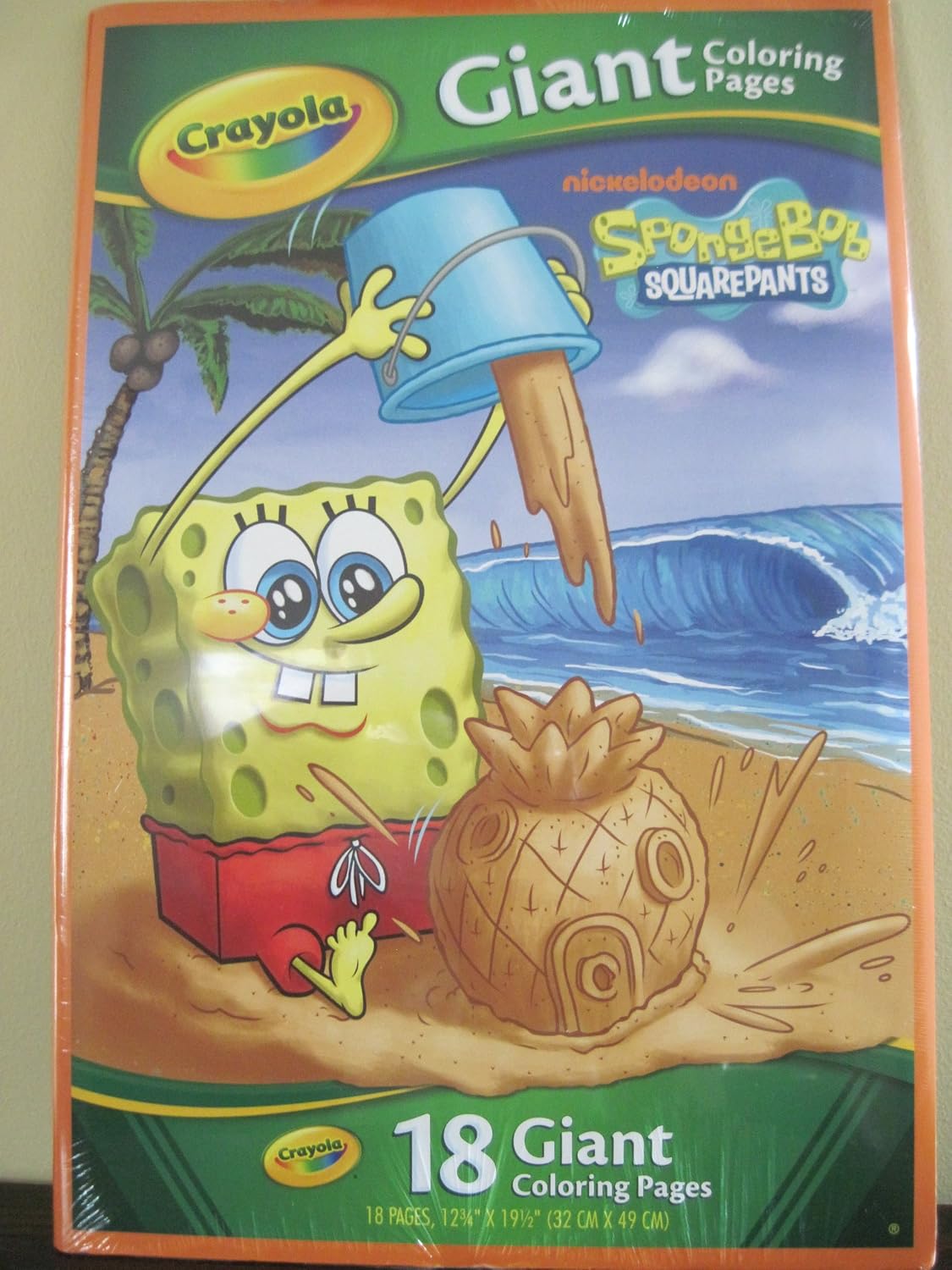 Amazon.com: Crayola Giant Coloring Pages Spongebob Squarepants : Toys ...