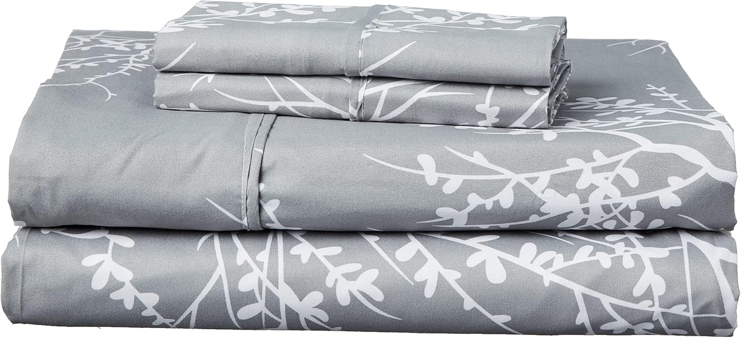 Spirit Linen Queen Sheets, 4Piece Set with Matching