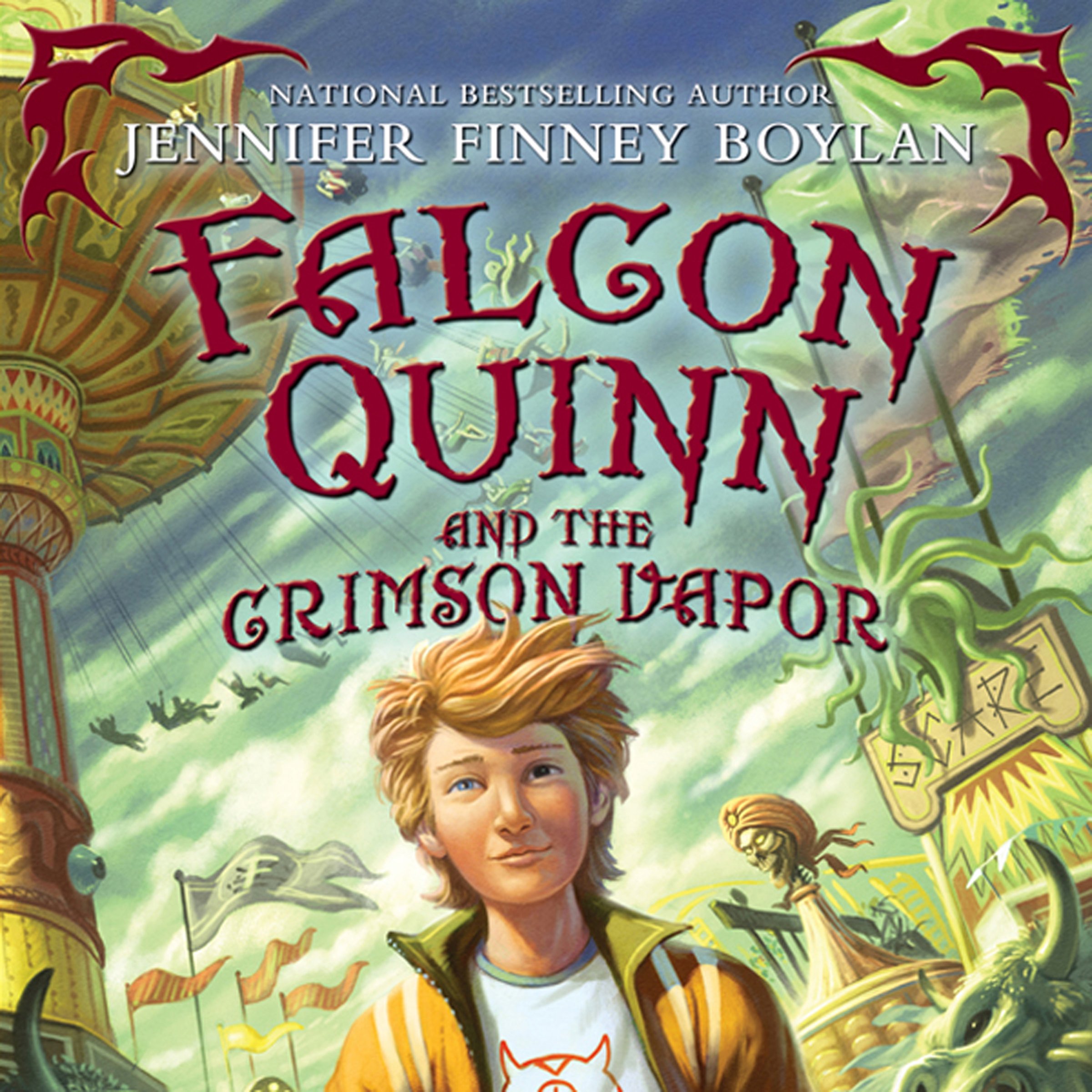 Cover art for Falcon Quinn and the Crimson Vapor