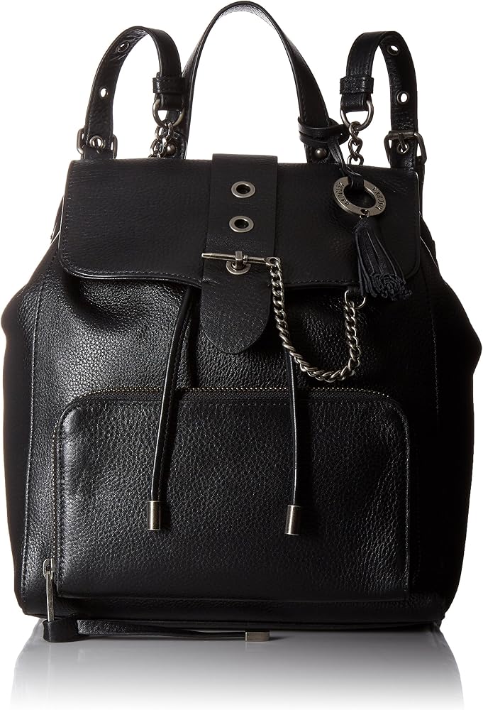 badgley mischka beulah leather drawstring backpack Badgley Mischka Beulah Backpack, Black : Amazon.in: Bags, Wallets and  Luggage