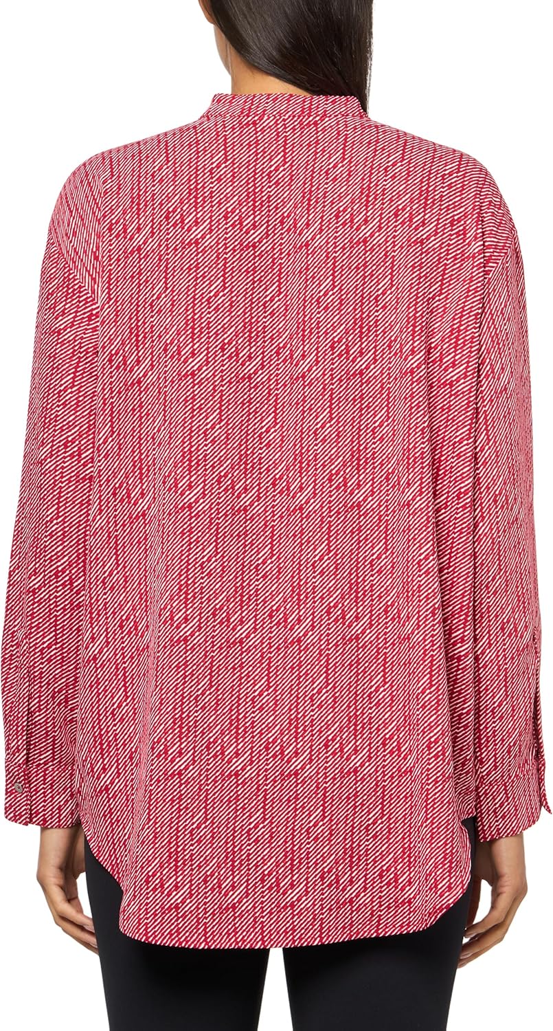 Calvin Klein Womens Crepe Relaxed Button-Down Shirt - Image 2