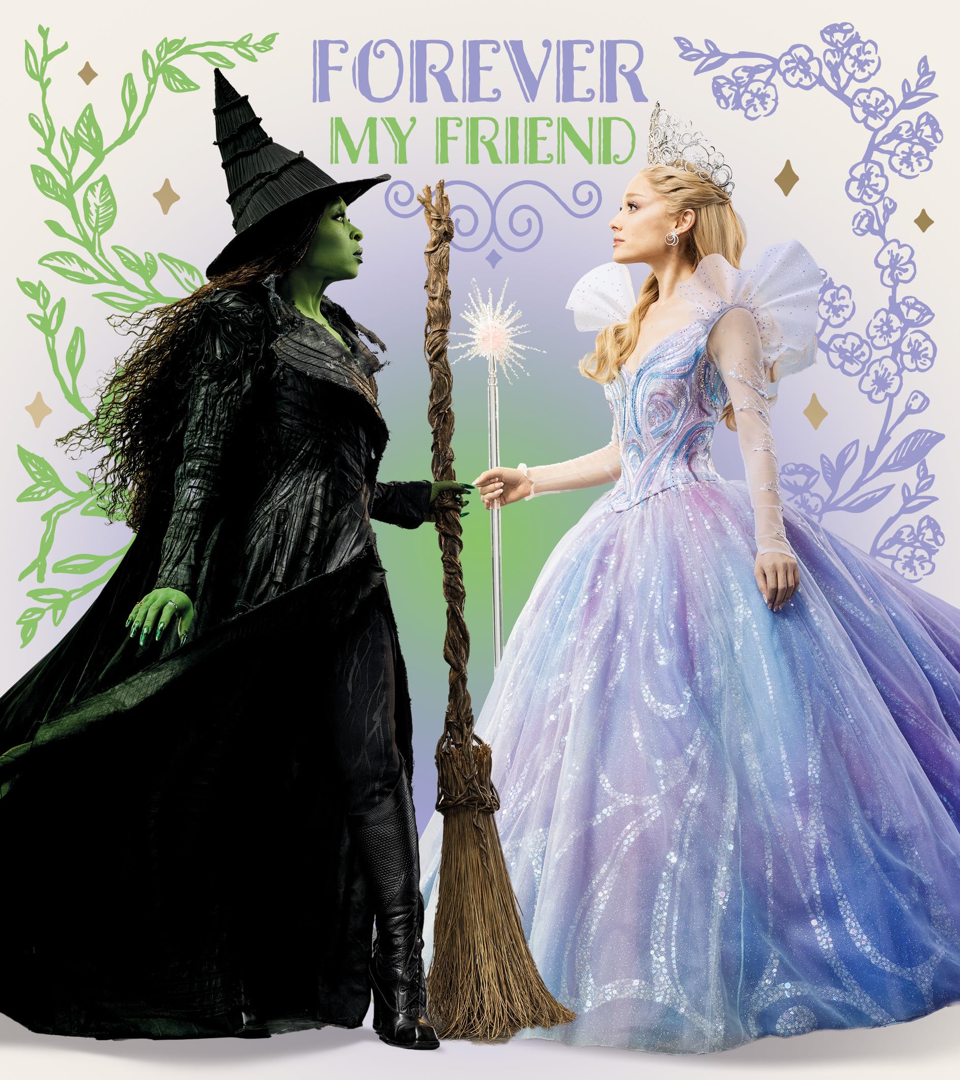 Wicked Friends Birthday Card ""Forever My Friend"", Official Product, FSC Approved