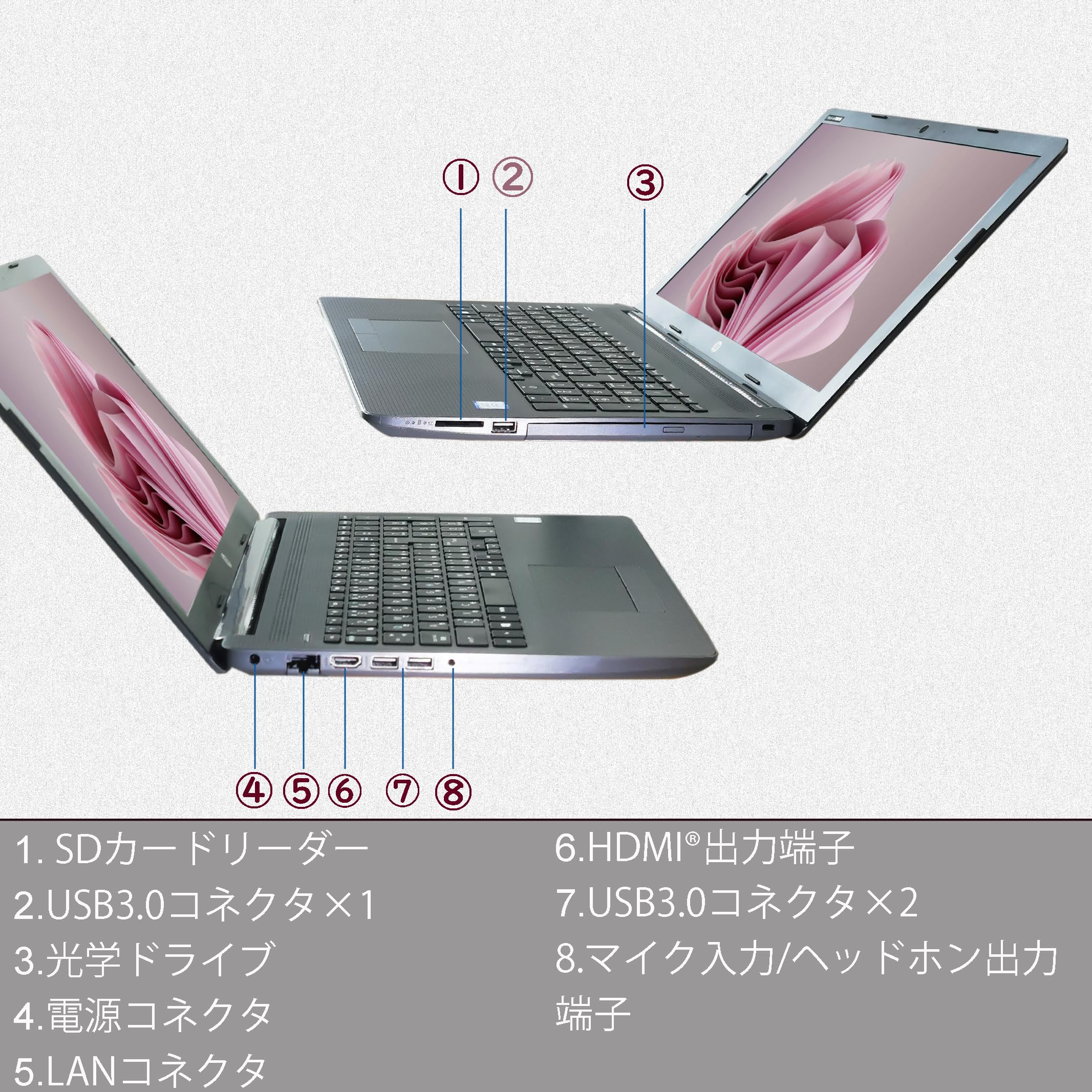 Amazon.co.jp: 【整備済み品】 ノートパソコン 15.6型 WEBカメラ内蔵