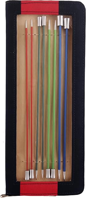 Knit Pro KP47407 Zing: Knitting Pins: Single Ended: Set: 35cm, Metal