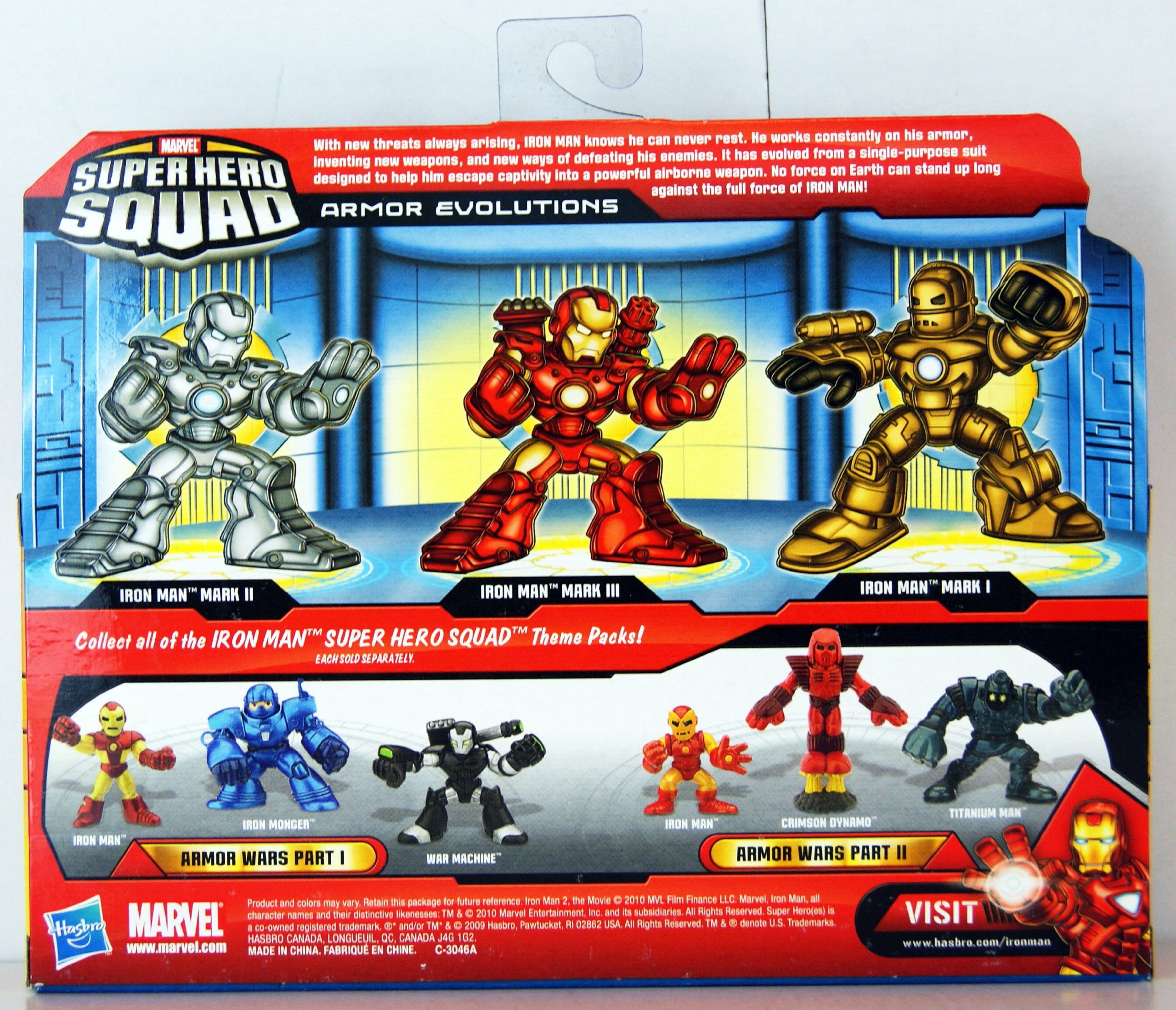 Amazon.co.jp: Iron Man 2 Super Hero Squad Armor Evolutions Action 