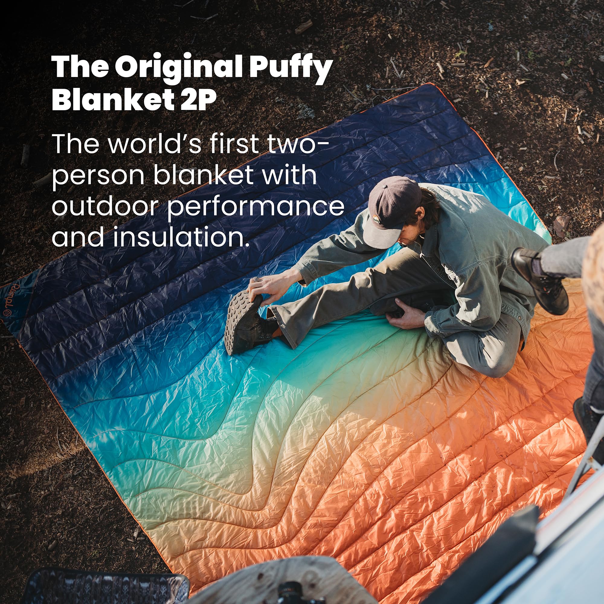 Amazon.com: Rumpl Original Puffy 2-Person Blanket for Camping