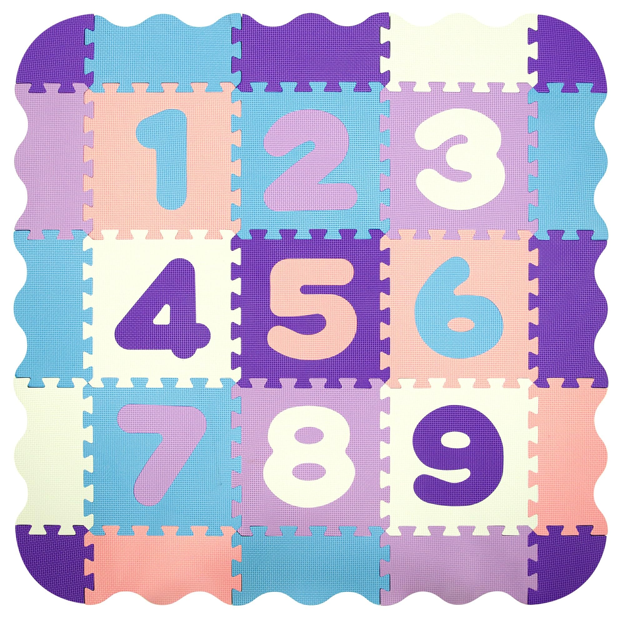 Tappetino Da Gioco Per Bambini Little Landings Eden, 1,8x1,8 M, Schiuma EVA Atossica, Morbido E Antiscivolo, Per Gattonare E Sala Giochi