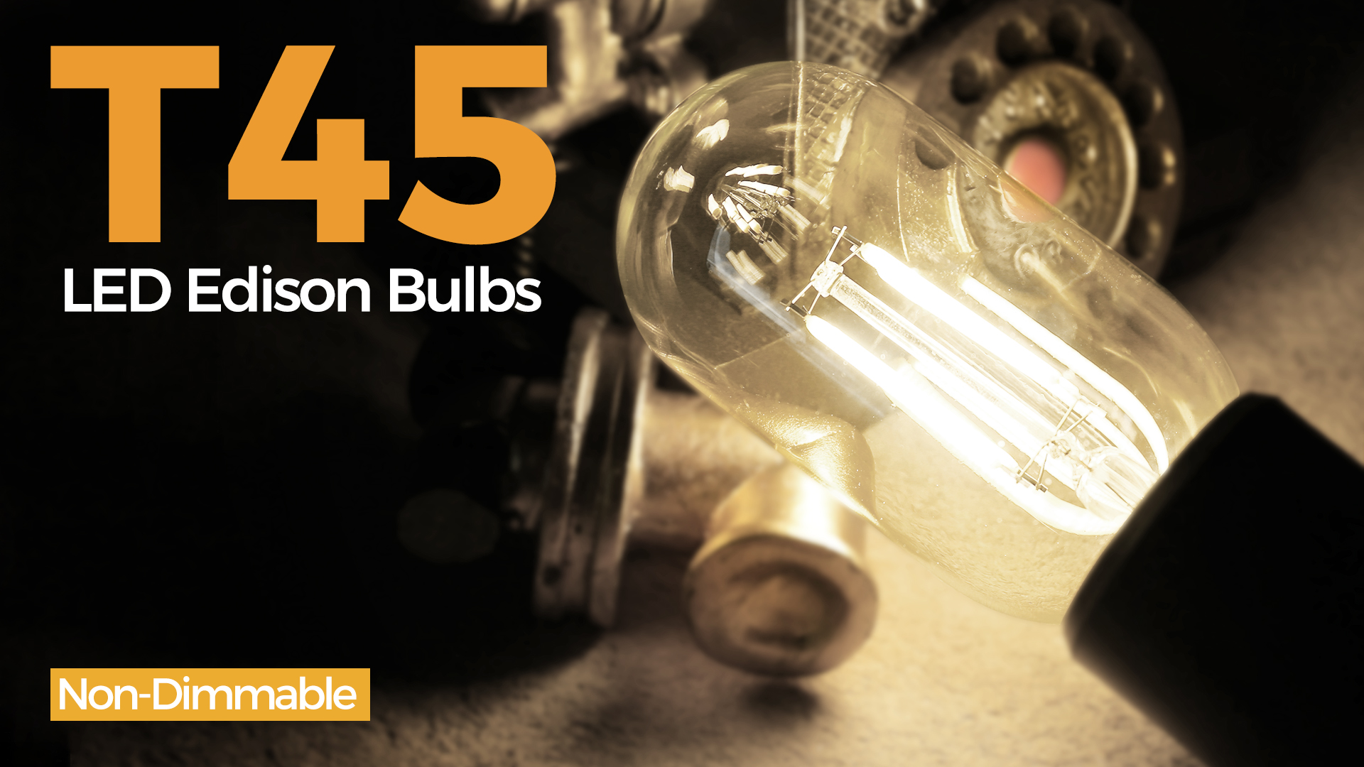 Image of DORESshop LED Edison Bulbs 6 Pack,4W Antique LED Filament Bulbs,Daylight | 40W Equivalent,E26 Base,T45 LED Bulb with Clear Glass,4000K Non Dimmable