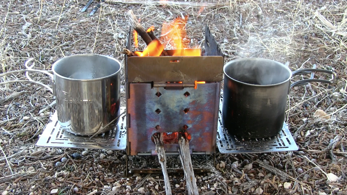 Amazon.com: Firebox Bushcraft Camp Stove Kit - Wood Burning/Multi
