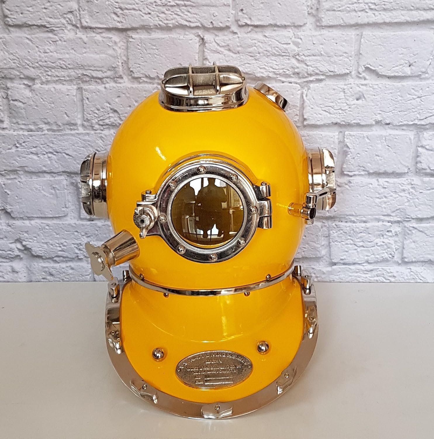 Maritime 18" Anchor Engineering Divers Helmet Antique Replica Scuba Equipment.