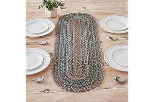 Multi Jute Oval Runner 12x36